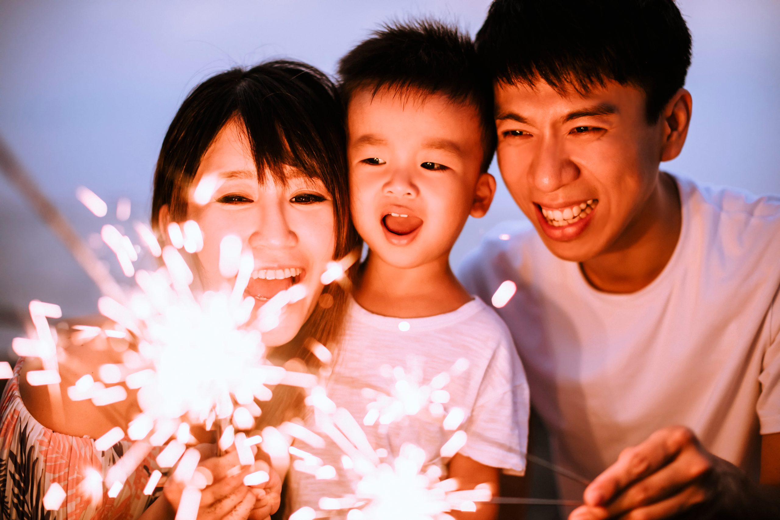 new year family picture
